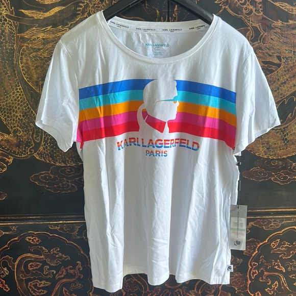 KARL LAGERFELD NWT TEE T SHIRT Large - Picture 1 of 7
